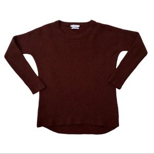 Vince 100% cashmere crew neck sweater in chocolate brown size small